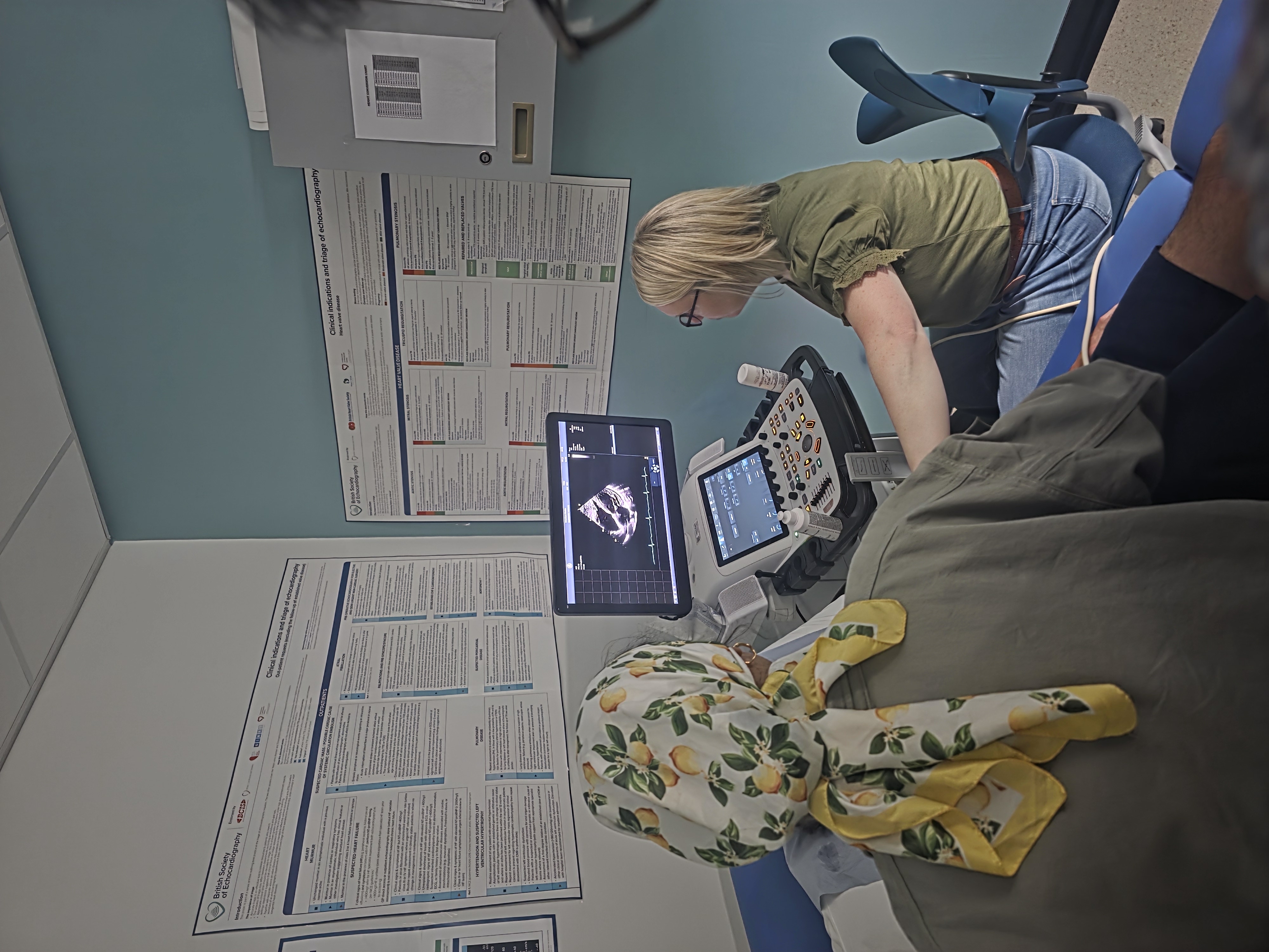 Hands-on echocardiography training